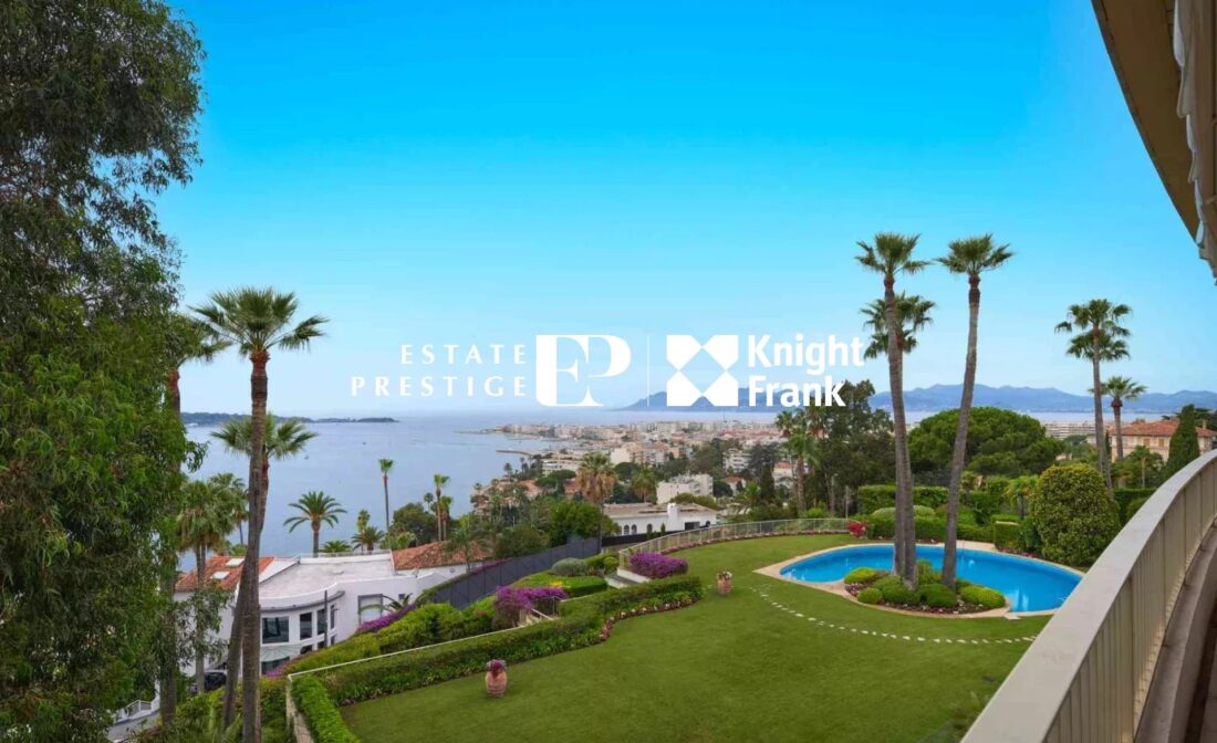 CANNES CALIFORNIE – Magnifique penthouse avec vue mer panoramique