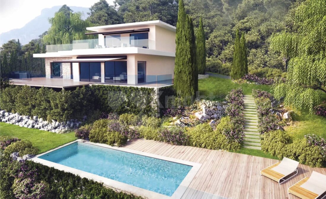 ROQUEBRUNE CAP MARTIN – Villa contemporaine neuve avec vue mer et Monaco
