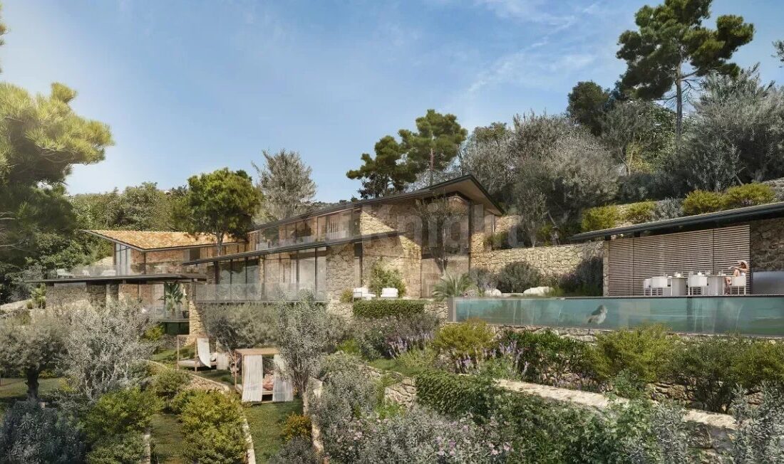 Eze – Renovation and extension project of a villa with panoramic sea view