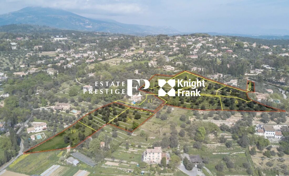 OPIO – Dans un Domaine privé sur la colline – Lot n° 9