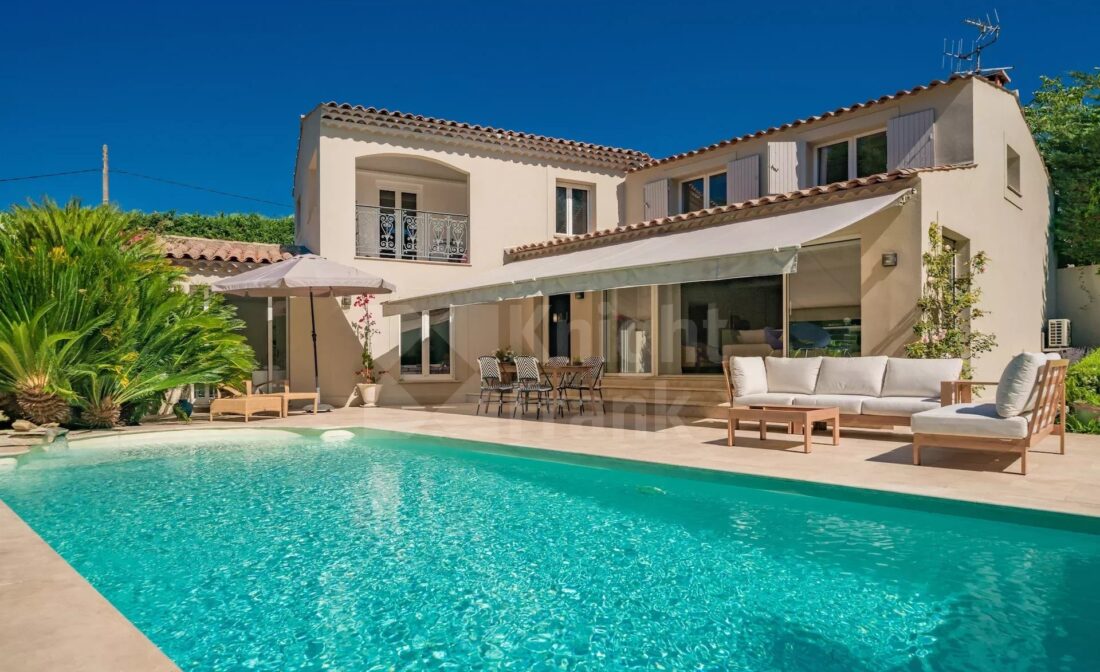 LE CANNET –  Modern villa with swimming pool and convertible basement of 100 square meters