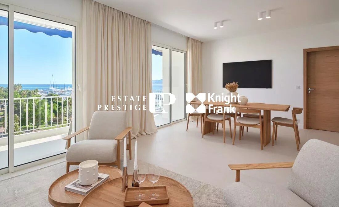 CANNES CROISETTE – Splendid apartment overlooking Port Canto