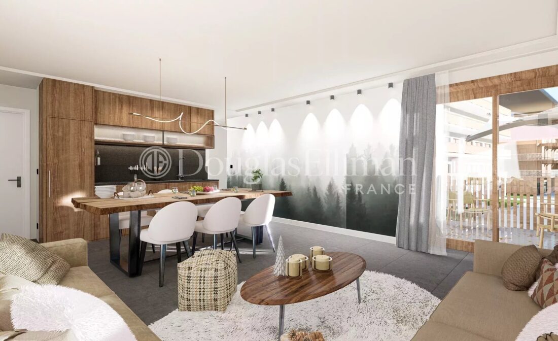 LES GETS – Appartement de luxe neuf de 3 chambres aux Gets