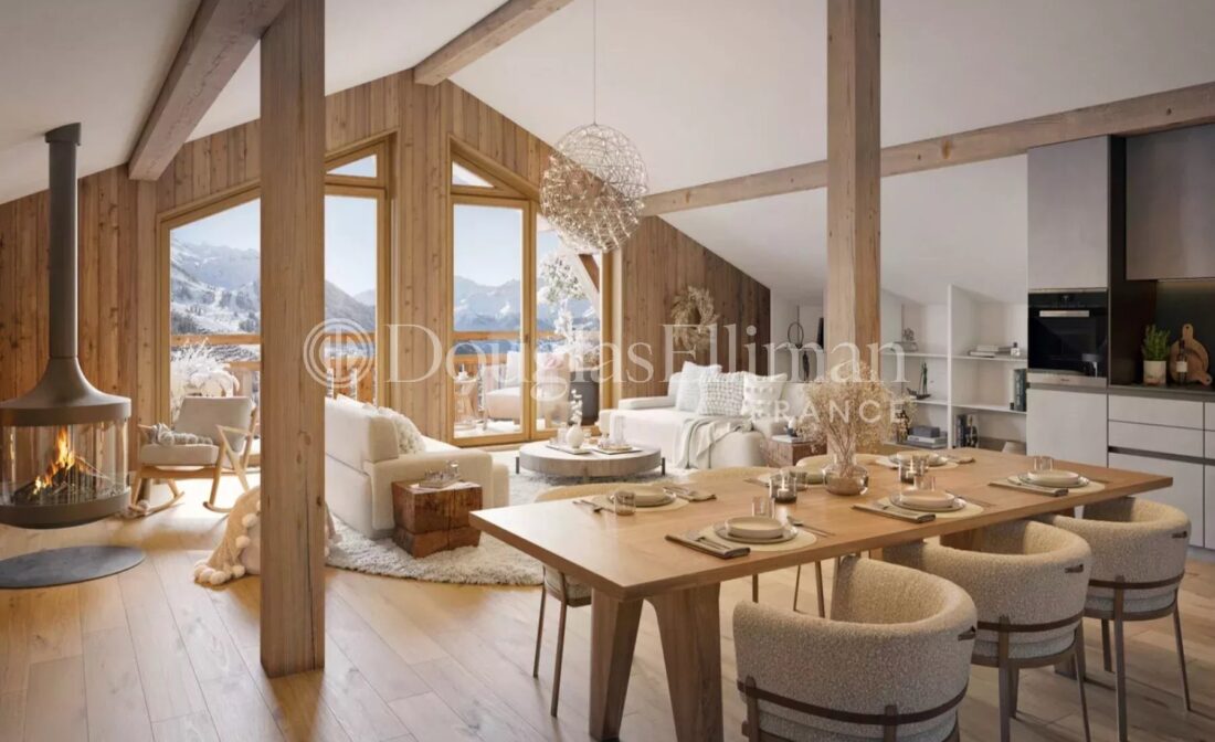 MONTRIOND – Appartement penthouse de 3 chambres à Montriond