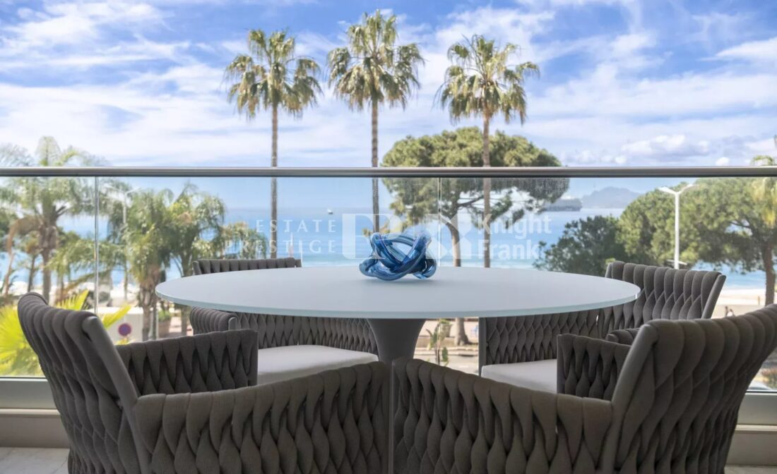 CANNES CROISETTE – Magnifique appartement vue panoramique mer