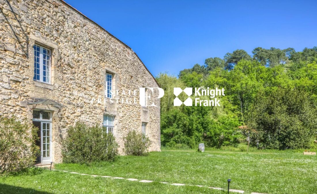 CAMBES – Maison en pierre vu garonne