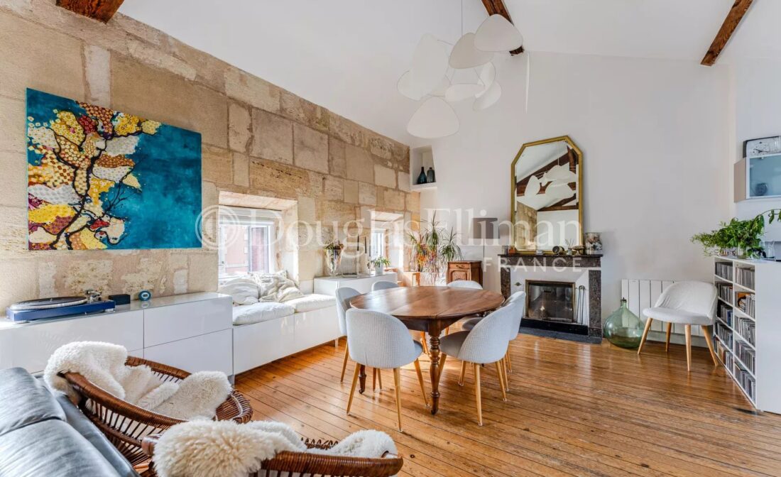 BORDEAUX JARDIN PUBLIC/CHARTRONS – Appartement de charme T3 – 83 m²