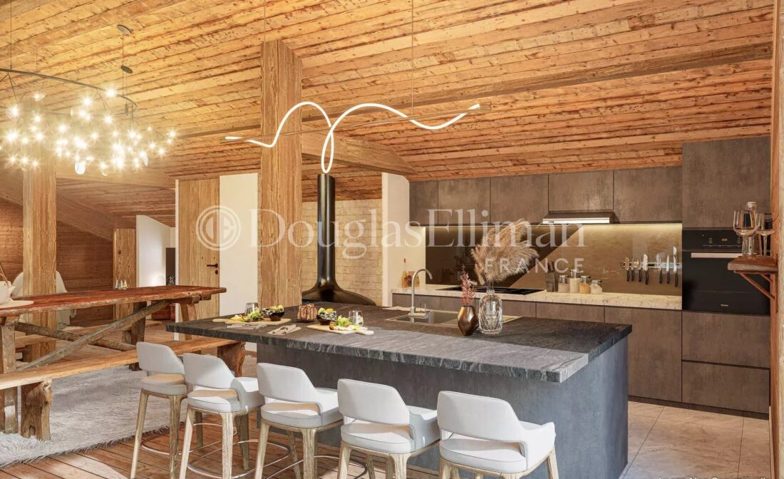 CHÂTEL – A one bed + bunk room apartment in central Chatel