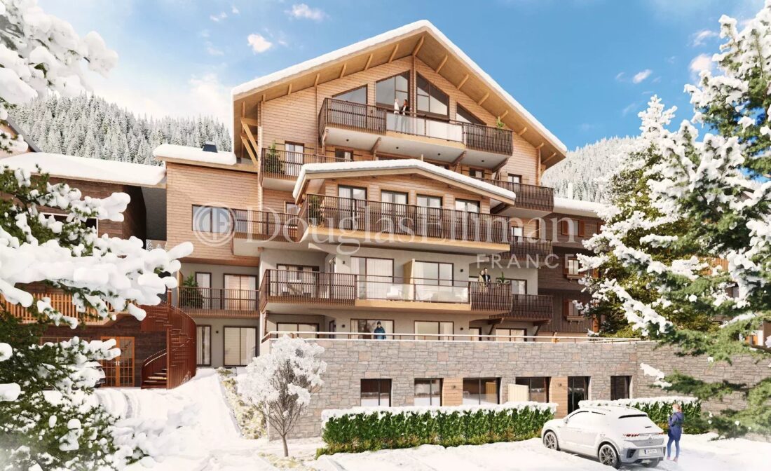 CHÂTEL – Un grand appartement penthouse de 3 chambres en duplex dans le centre de Chatel