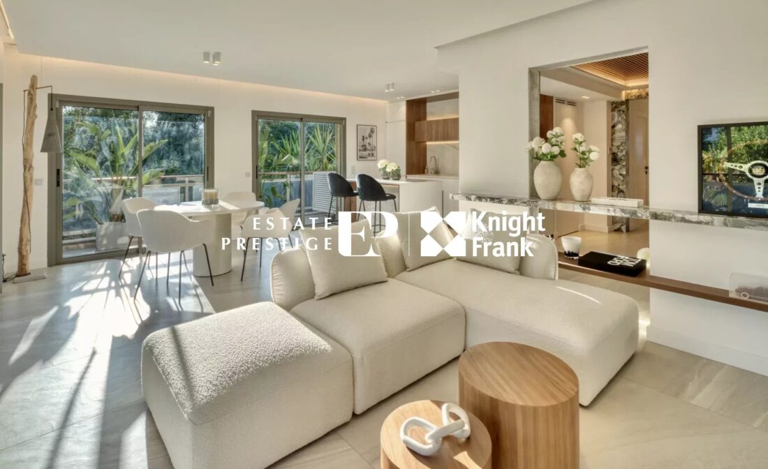 CANNES MONTFLEURY – 3 pièces luxueusement rénové