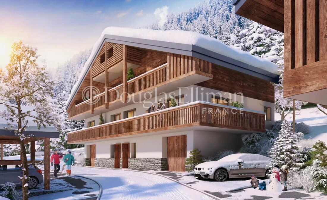 CHÂTEL – Chalet de 3 chambres à Châtel, skis aux pieds