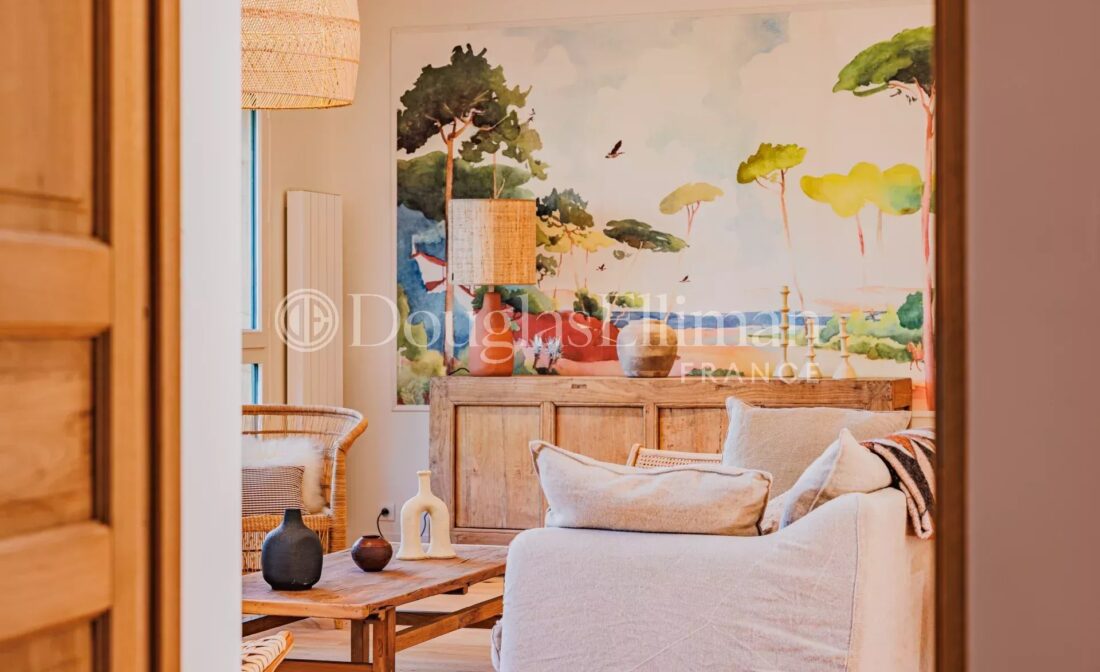 CAP-FERRET – Villa de style cabane au coeur du village du Canon
