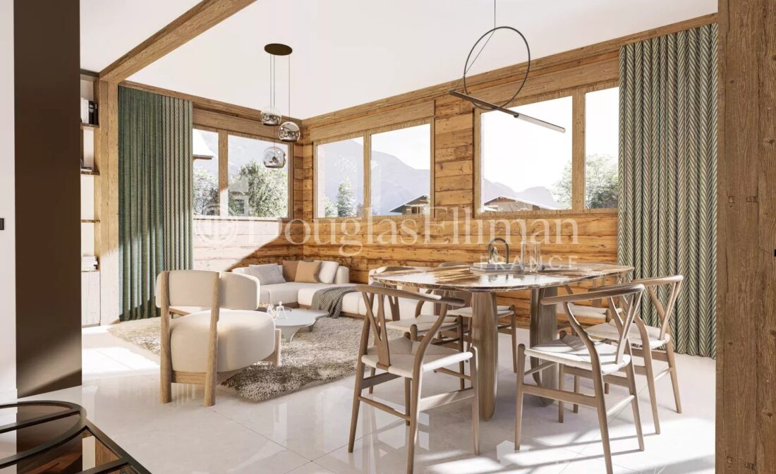 CHAMONIX – A to-be renovated 3-bedroom luxury loft-style apartment in Chamonix