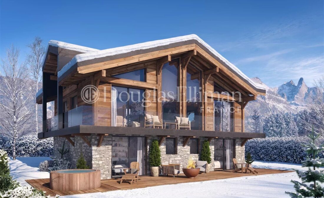 CHAMONIX – Un magnifique chalet neuf de 5 chambres aux Tines