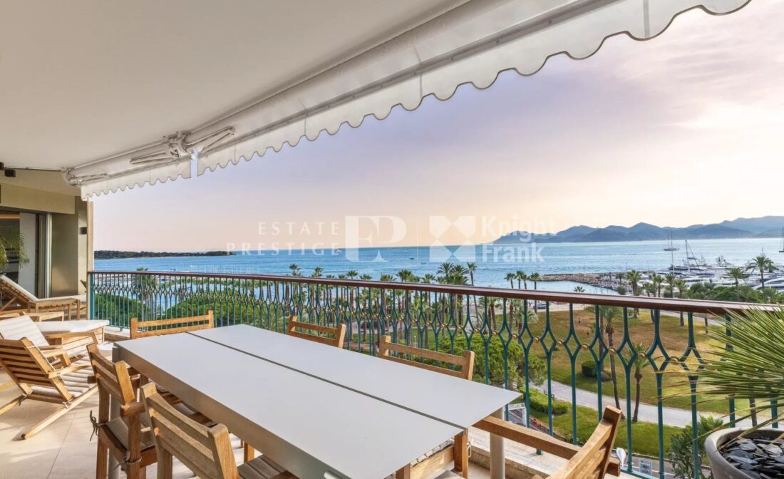 CANNES CROISETTE – Sublime appartement avec vue mer panoramique