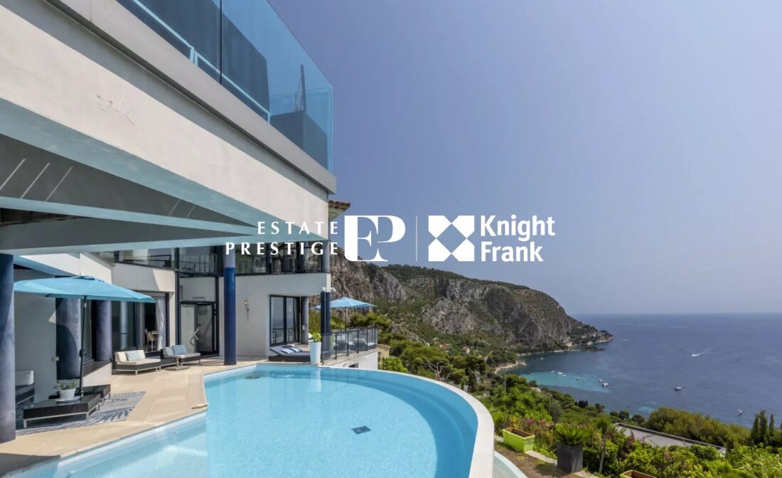EZE-BORD-DE-MER – Stunning Contemporary Villa with Panoramic Sea Views