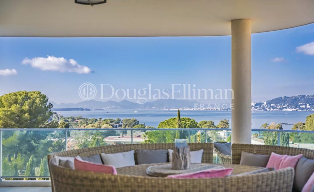 CAP D’ANTIBES – Superbe penthouse avec vue mer