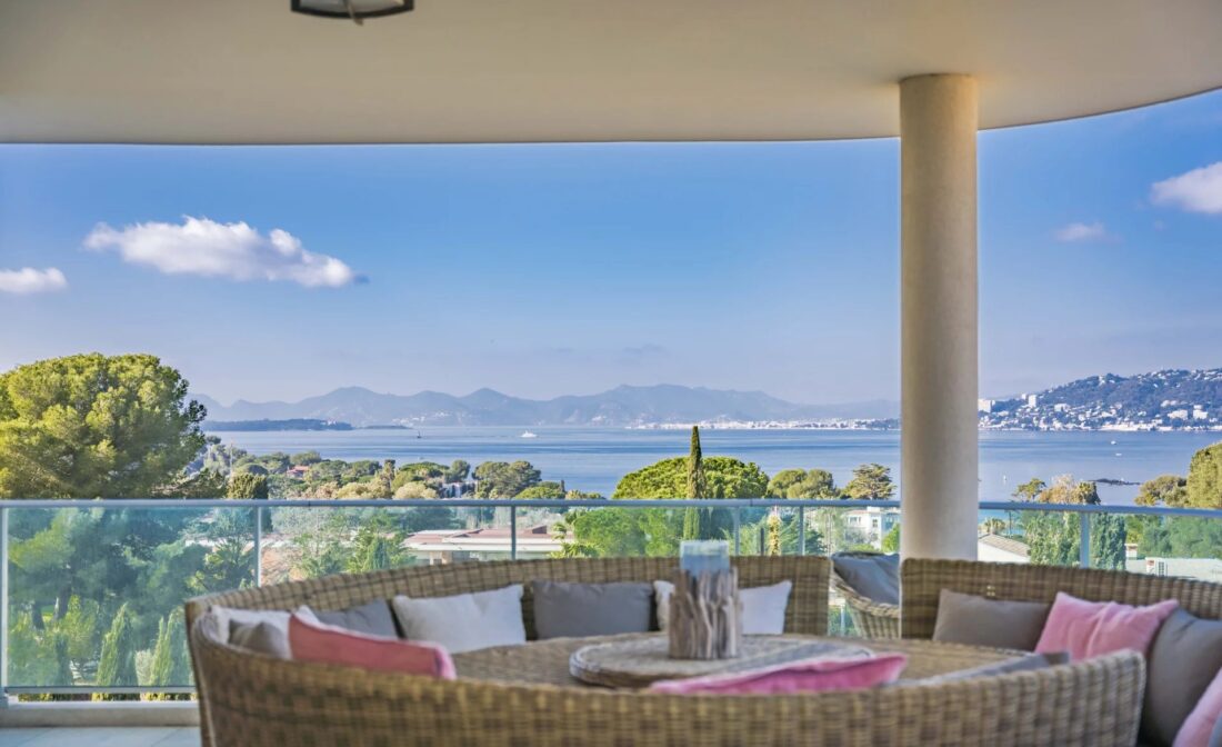 CAP D’ANTIBES – Superbe penthouse avec vue mer