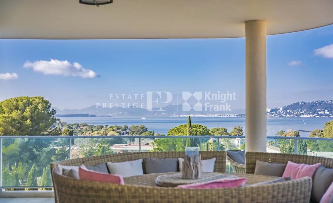CAP D’ANTIBES – Superbe penthouse avec vue mer