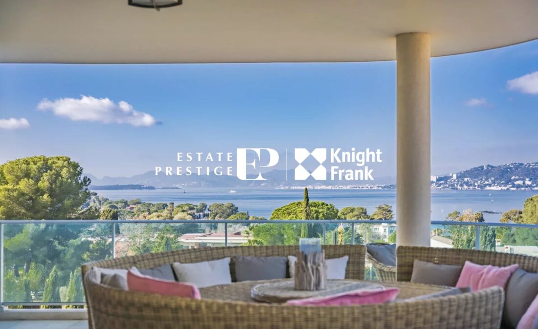 CAP D’ANTIBES – Superb penthouse with sea view
