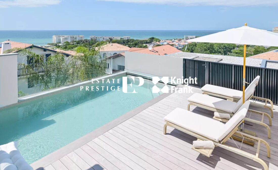 BIARRITZ – Villa avec vue océan et prestations d’exception