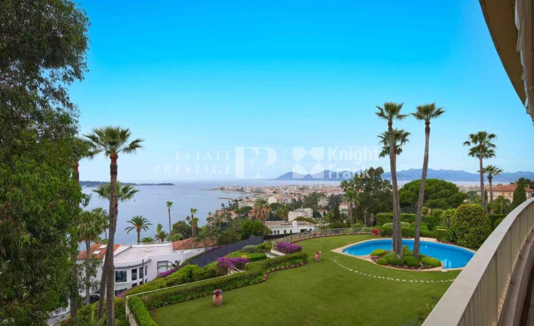 CANNES CALIFORNIE – Magnifique penthouse avec vue mer panoramique