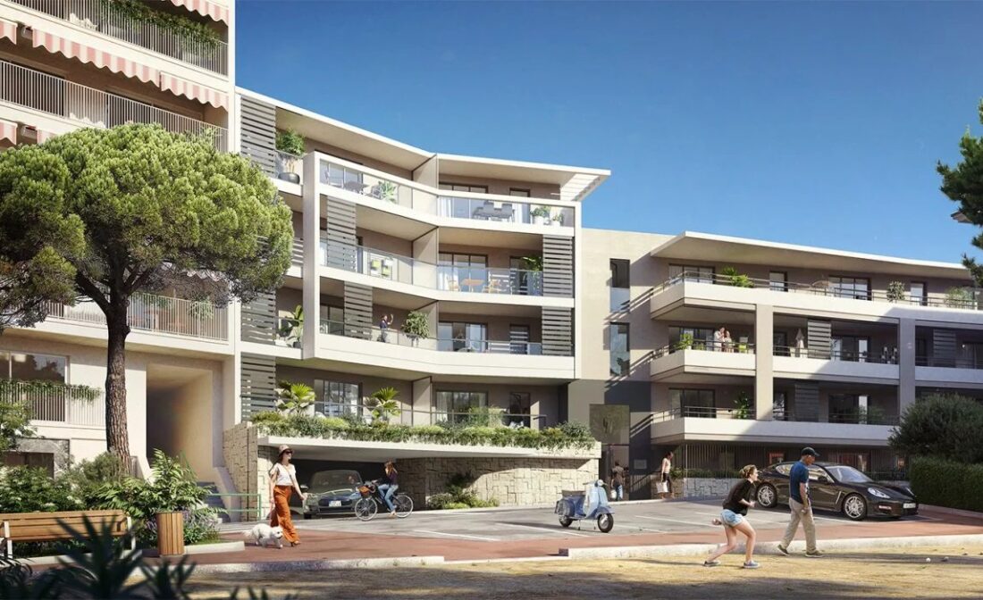CAP D’AIL – Superb new penthouse with roof terrace