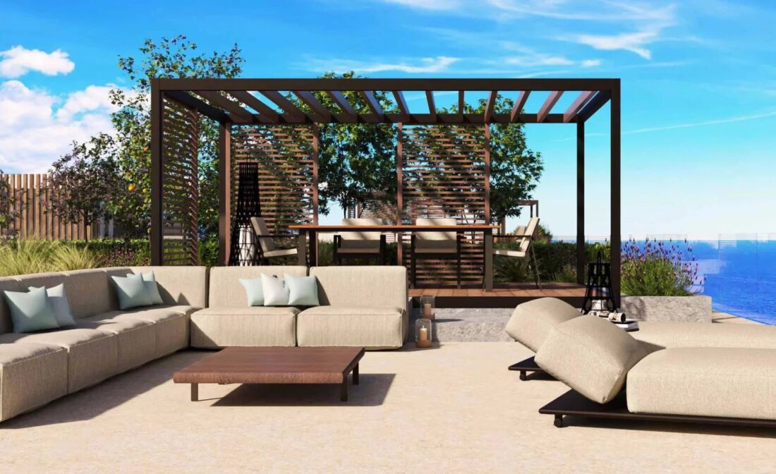 CAP D’AIL – Penthouse roof terrace SkyView residence