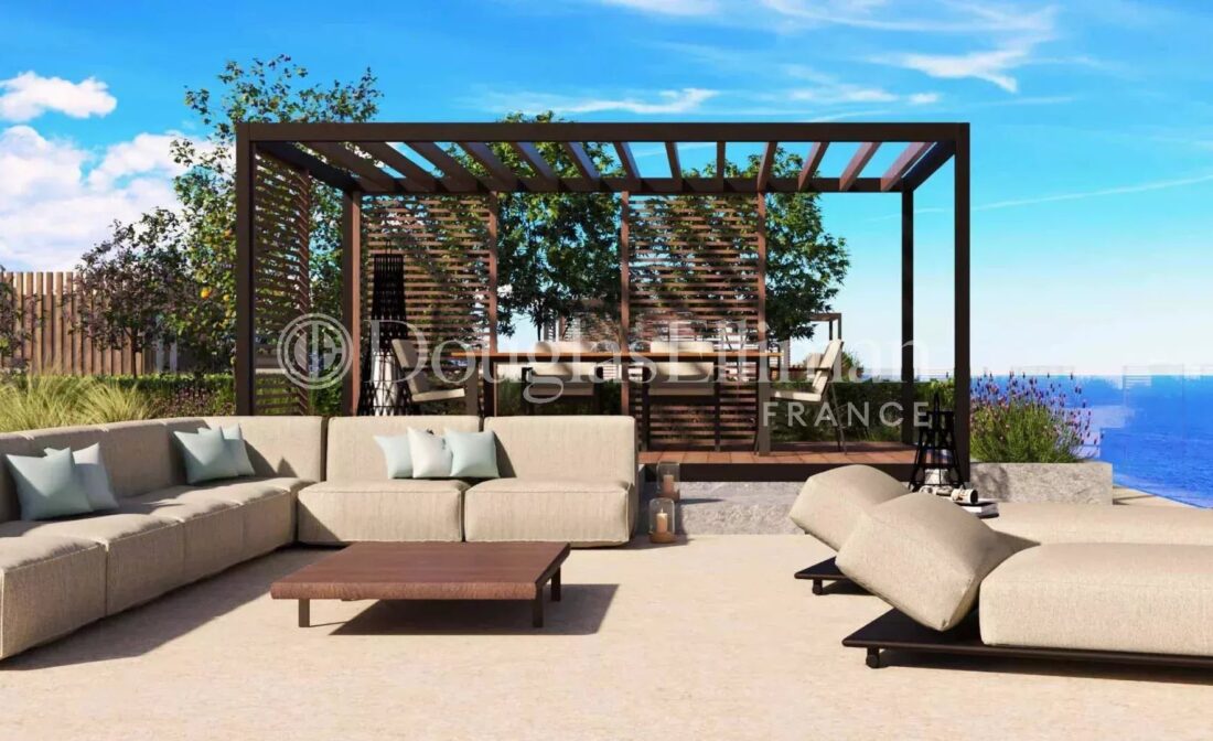 CAP D’AIL – Penthouse toit-terrasse résidence SkyView