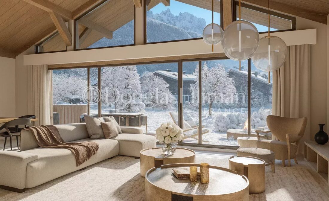 CHAMONIX – Chalet neuf de 4 chambres au cœur des Praz