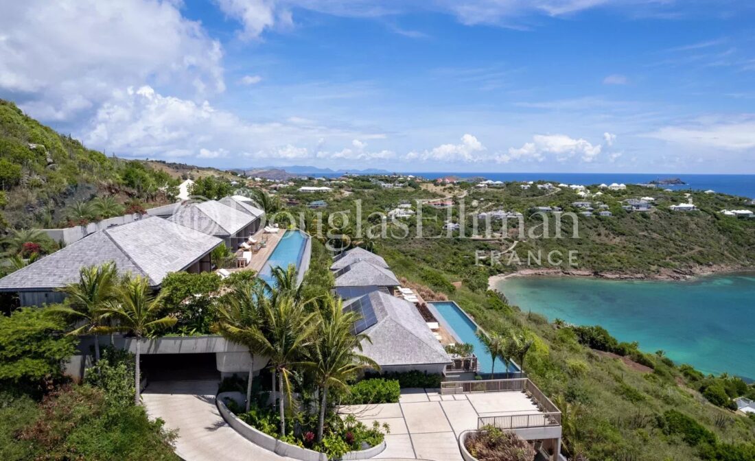 SAINT BARTH : propriété d’exception sur les hauteurs de Marigot