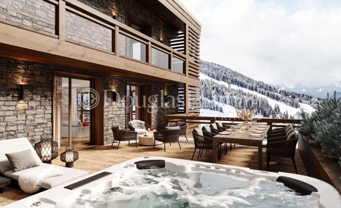 COURCHEVEL – Huit lodges 3 chambres et cabine
