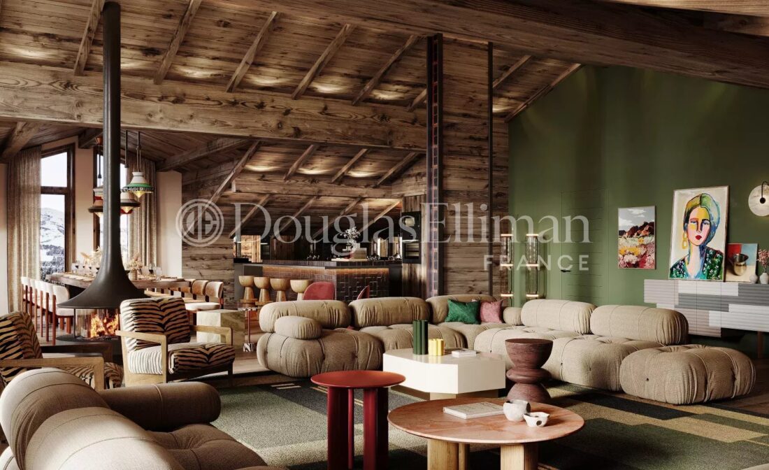 COURCHEVEL – Seven 4-bedroom lodges