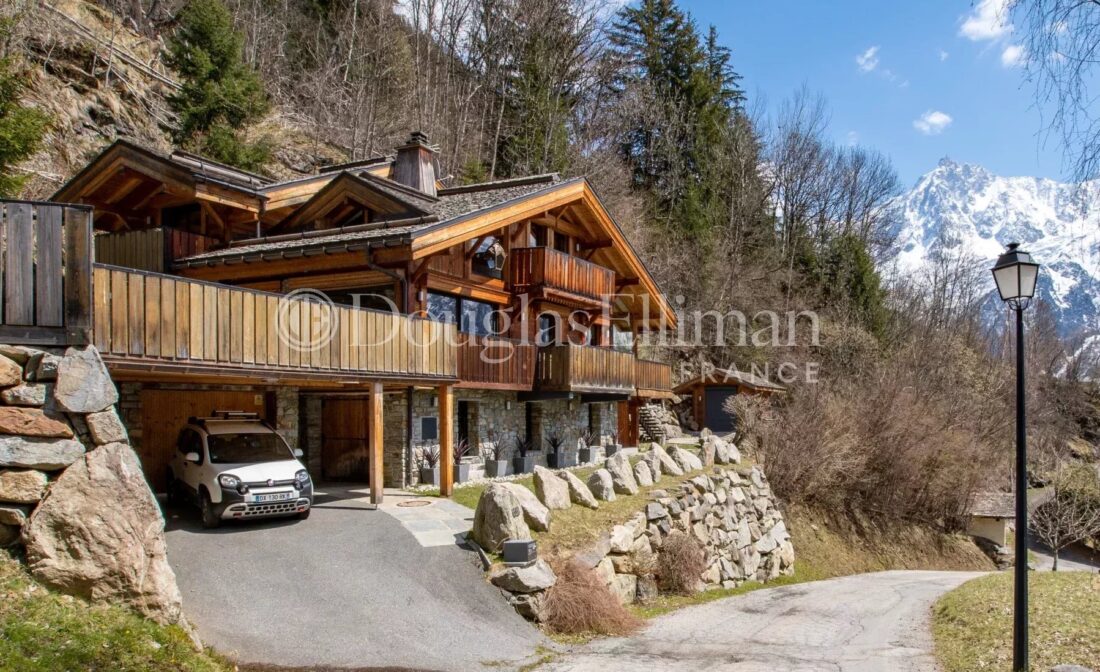 LES HOUCHES – Chalet 5 chambres, vue imprenable.