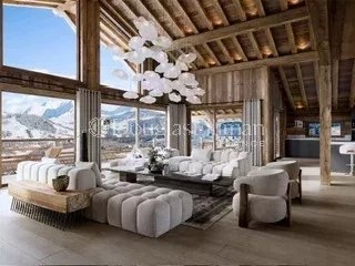 MEGÈVE – Terrain d’exception avec permis – vue Mont-Blanc